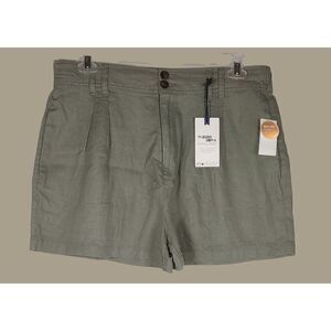 Wallflower Sage Linen Blend Shorty Short Size XL Juniors NWT